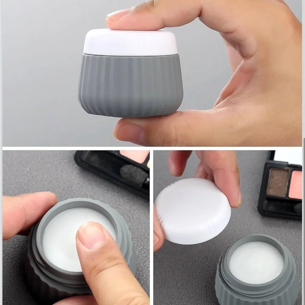 Travel Bottle Set with Clear Case